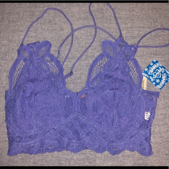 🆕 ⭐️ Free People Adella Bralette Lavender NWT - Picture 5 of 10